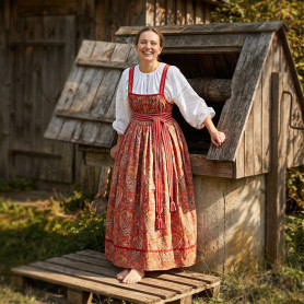 Русь сарафанная. Рязань, хлопок, красный